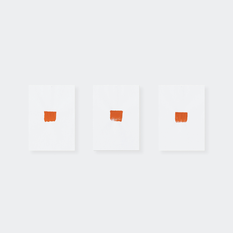 Impronte di pennello n. 50 a intervalli di 30 cm